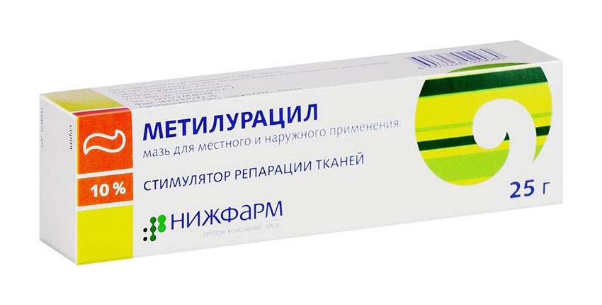 Метилурацил мазь 10% 25 г